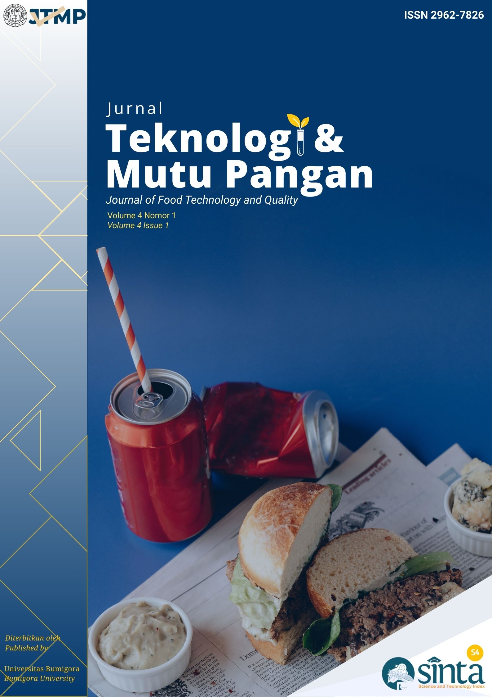 View Vol. 4 No. 1 (2025): JTMP: Jurnal Teknologi dan Mutu Pangan