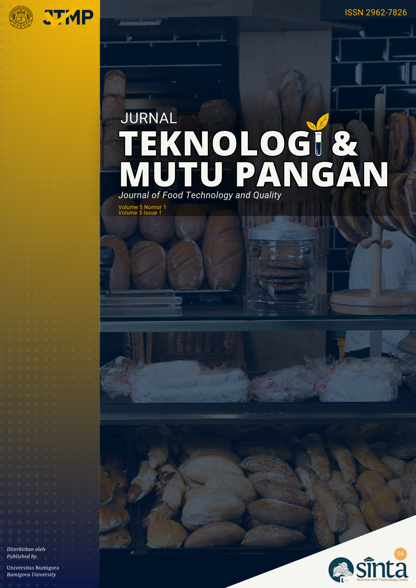 					View Vol. 5 No. 1 (2026): JTMP: Jurnal Teknologi dan Mutu Pangan : In Press
				